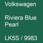 Preview: Volkswagen, Riviera Blue Pearl, LK5S / 9983.